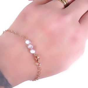 Pink Coin Pearl Bracelet